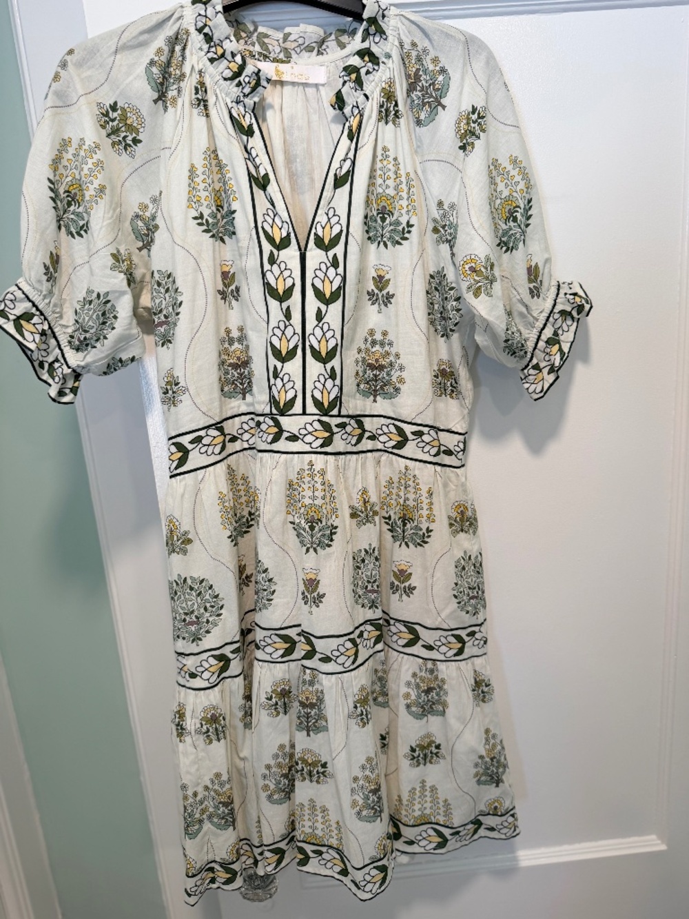 Bindu Eliana Dress - Sage Green - Size S